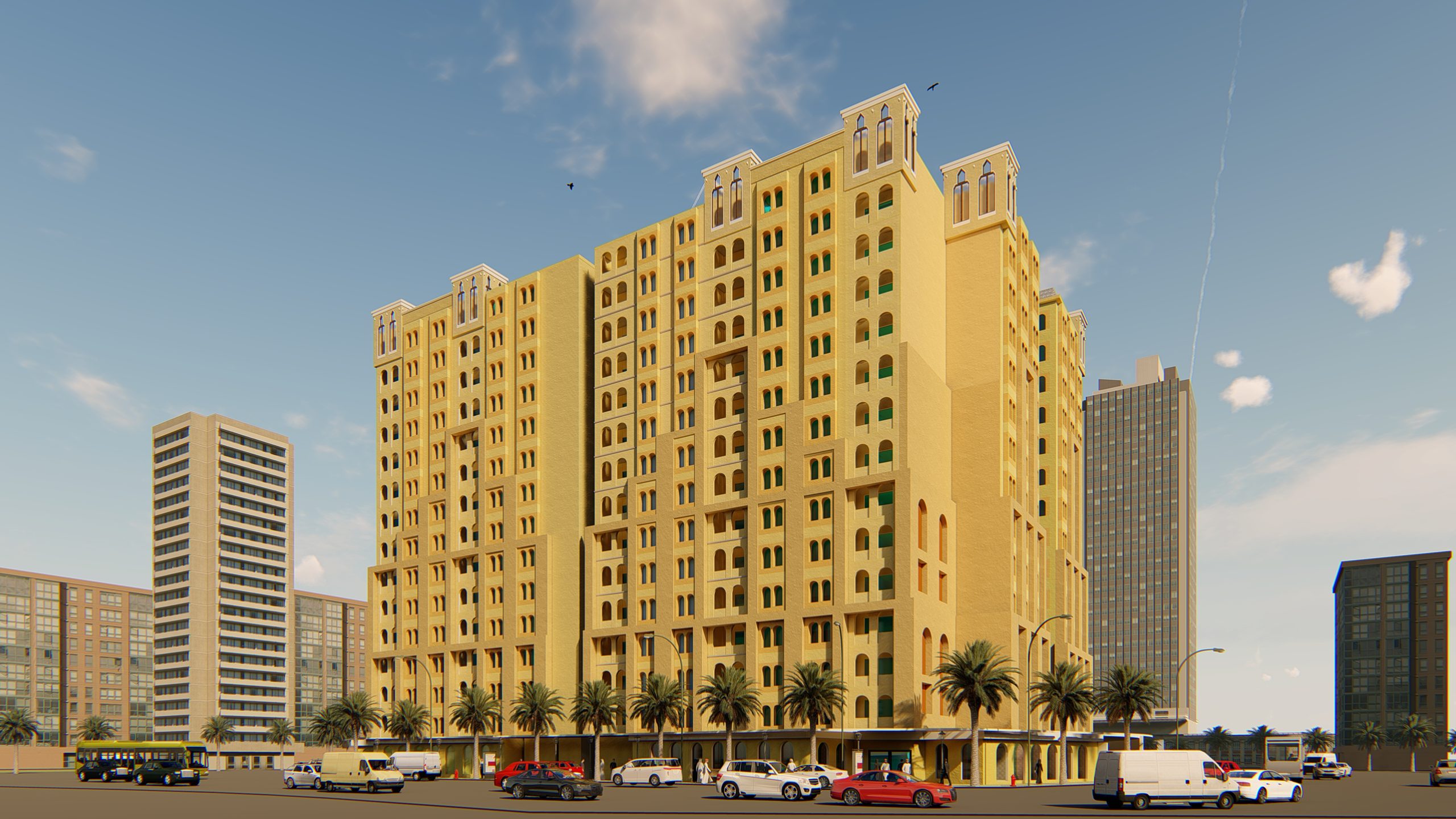 Aljadaf tower view